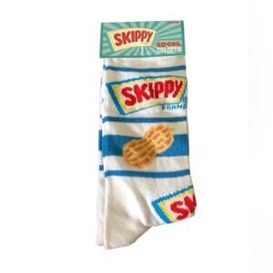 Skippy Peanut Butter Novelty Crew Socks